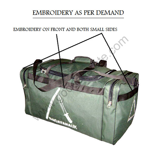 SPORTS BAGS CUSTOM EMBROIDED